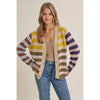 MULTI STRIPE CARDIGAN