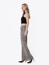 LEOPARD WIDE LEG JEANS