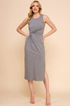 TWIST CUT-OUT DRESS