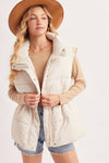 FUNNEL NECK PUFFER VEST