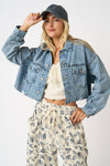 CROPPED DENIM JACKET