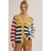 MULTI STRIPE CARDIGAN