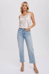 SILKY LACE TRIM CAMISOLE