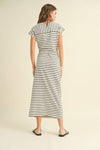 STRIPE KNOT DRESS