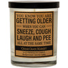 SNEEZE-COUGH-LAUGH-PEE CANDLE