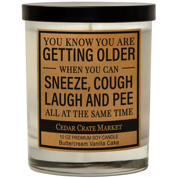 SNEEZE-COUGH-LAUGH-PEE CANDLE