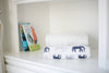 BLUE ELEPHANT AND WAVE BLANKET