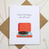 RECORD PLAYER BIRTHDAY CARD
