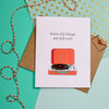 RECORD PLAYER BIRTHDAY CARD
