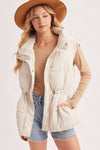 FUNNEL NECK PUFFER VEST