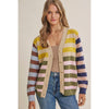 MULTI STRIPE CARDIGAN