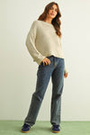 ROUND NECK KNITTED TOP