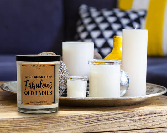FABULOUS OLD LADIES CANDLE