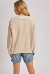 V-NECK KNIT SWEATER