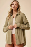 TEXTURED COTTON SHIRT
