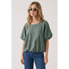 BUBBLE HEM TOP