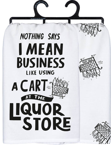 I MEAN BUSINESS KITCHEN TOWEL