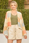 COLOR MOSAIC CARDIGAN