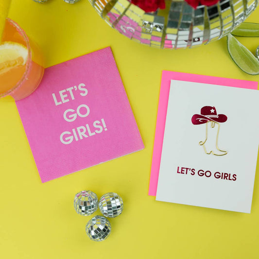 LET'S GO GIRLS NAPKINS