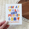 GETTING MARRIED & SHIT CARD