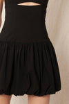 SLEEVELESS BUBBLE BALLOON MINI DRESS