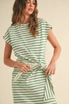 STRIPE KNOT DRESS