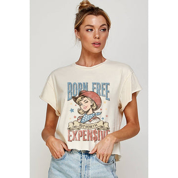 MADE IN AMERICA CROP TOP
