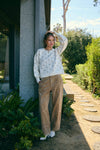 POLKA DOT COTTON SWEATER