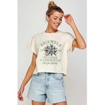 GRISWORD  LIGHTS CROP TOP