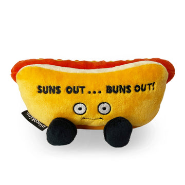 BUNS OUT PLUSH HOTDOG
