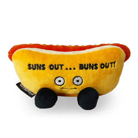 BUNS OUT PLUSH HOTDOG