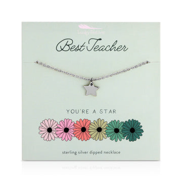 BEST TEACHER NECKLACE