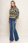 JACQUARD KNIT SWEATER