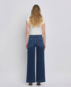 HIGH RISE PATCH POCKET JEANS
