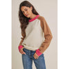 COLORBLOCK CREWNECK SWEATER