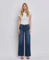 HIGH RISE PATCH POCKET JEANS