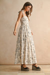 TOWN PRINT LONG DRESS