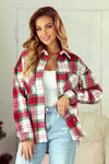 CHRISTMAS PLAID FLANNEL SHACKET