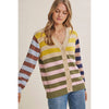 MULTI STRIPE CARDIGAN