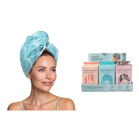 SATIN HAIR TOWEL
