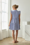 STRIPED MINI DRESS WITH STARS