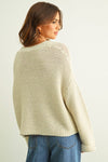 ROUND NECK KNITTED TOP