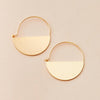 LUNAR HOOP EARRING