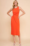 TWIST CUT-OUT DRESS