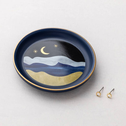 MOON DISH & STUD SET