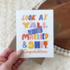GETTING MARRIED & SHIT CARD