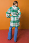 PLAID MIDI JACKET