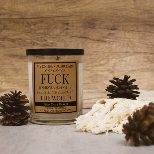 MY ENTIRE VOCABULARY CANDLE