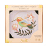 HUMMINGBIRD DISH & STUD SET