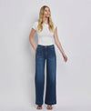 HIGH RISE PATCH POCKET JEANS